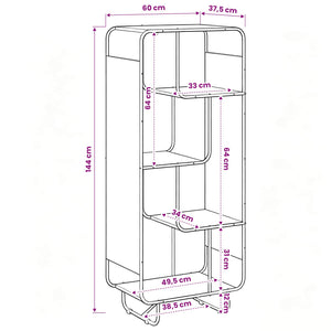 Ψηλός μπουφές Sonoma Δρυς 60 x 37.5 x 144 cm Επεξεργασμένο Ξύλο