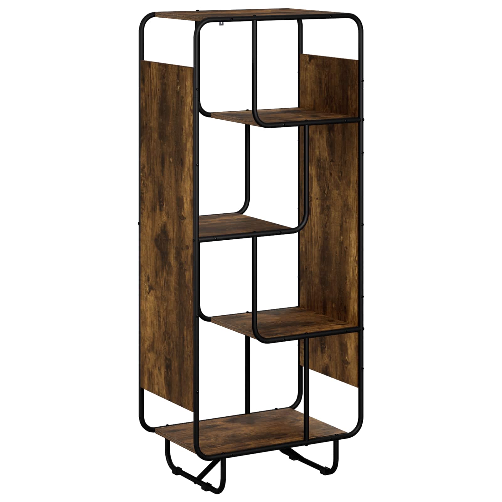 Ψηλός μπουφές Καπνισμένο Ξύλο Δρυός 60 x 37.5 x 144 cm