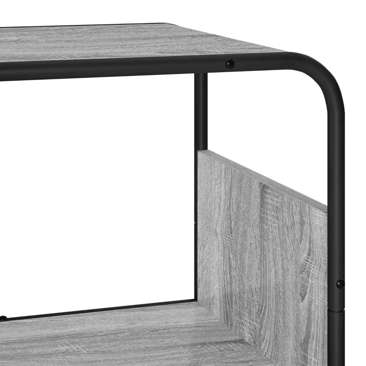 Ψηλός μπουφές Γκρι Sonoma 60 x 37.5 x 144 cm Επεξεργασμένο Ξύλο