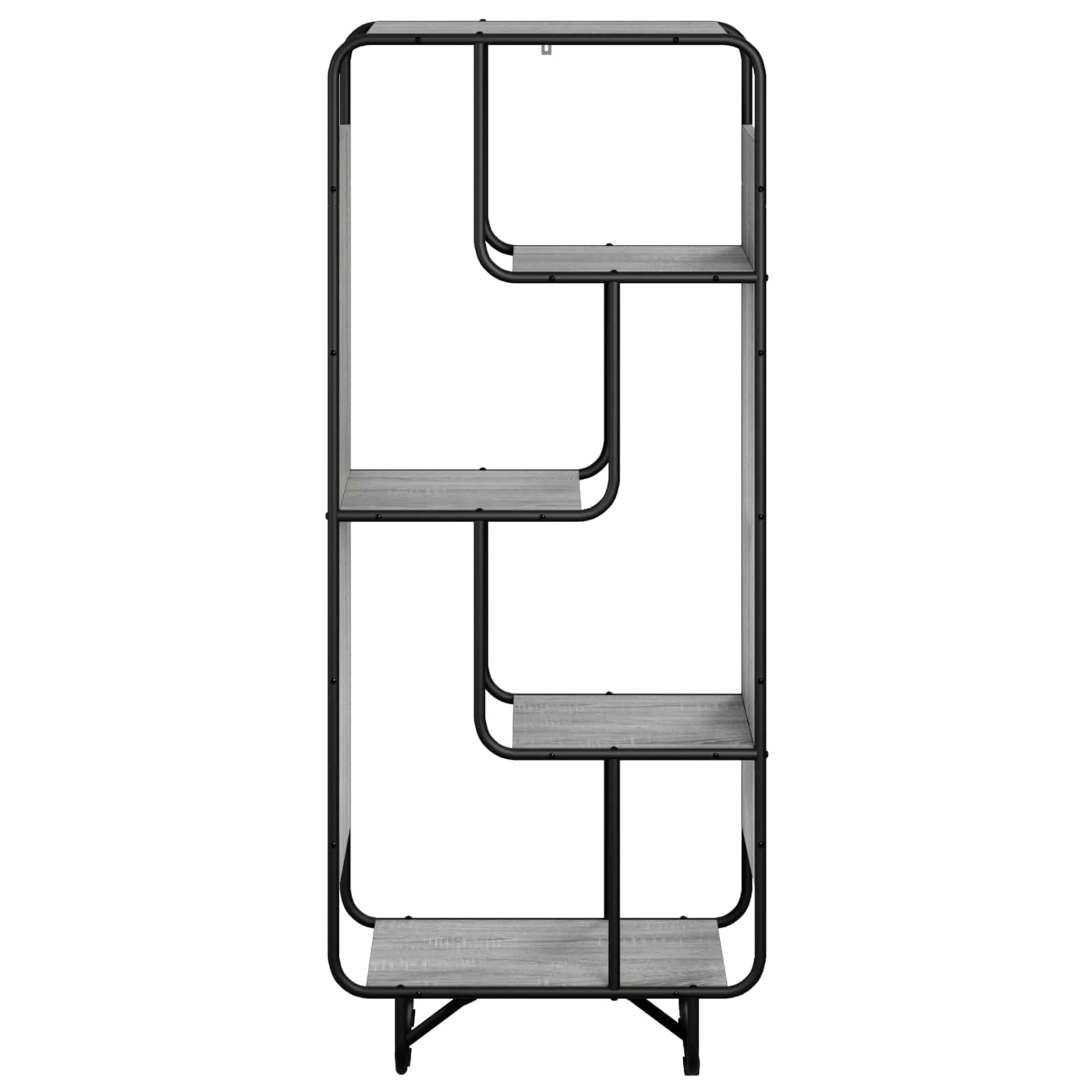 Ψηλός μπουφές Γκρι Sonoma 60 x 37.5 x 144 cm Επεξεργασμένο Ξύλο