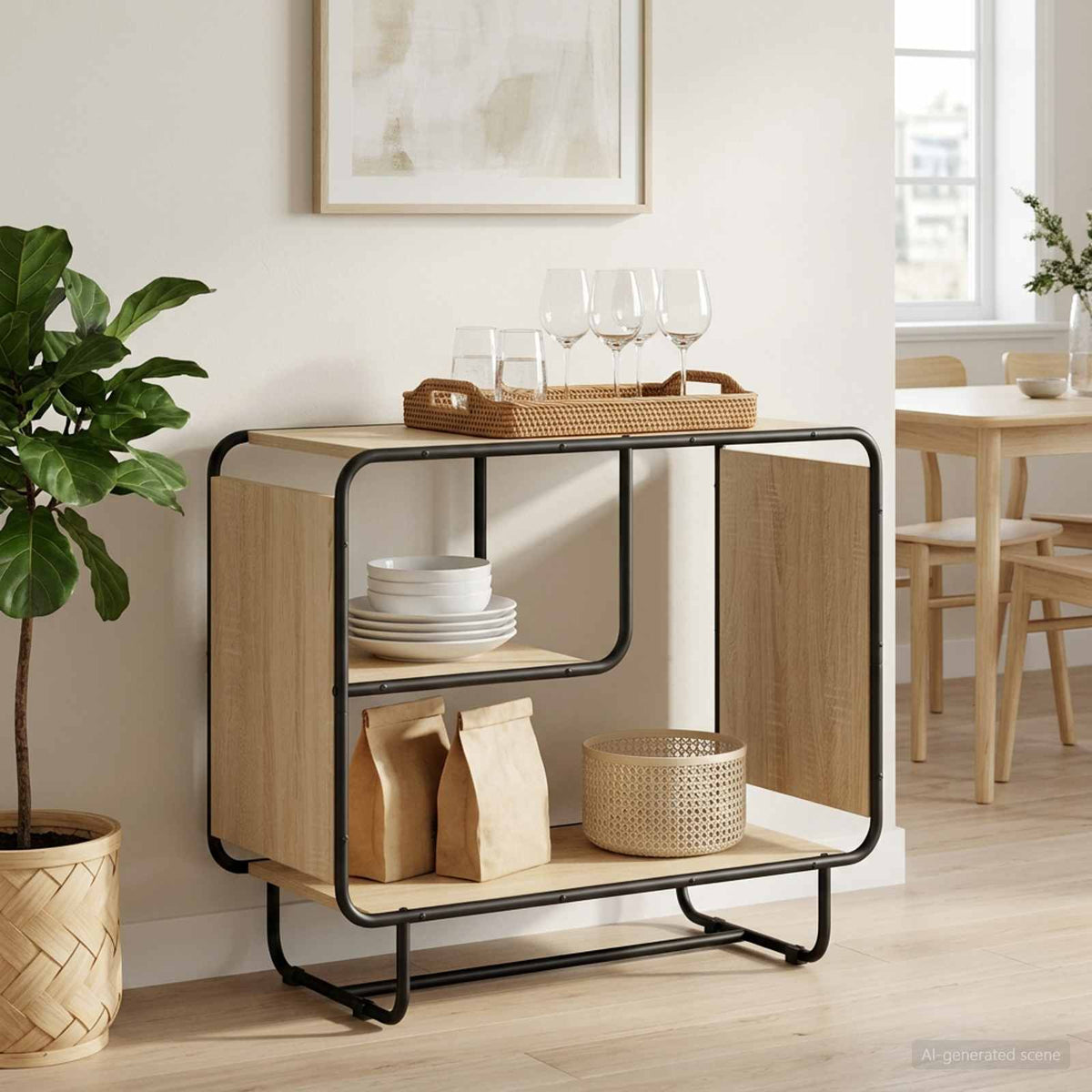 Μπουφές Sonoma Δρυς 80 x 37,5 x 64,5 εκ. Επεξεργασμένο Ξύλο
