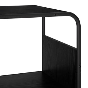 Ψηλός μπουφές Μαύρη Δρυς 80 x 37.5 x 144 cm Επεξεργασμένο Ξύλο - Pakobazaar