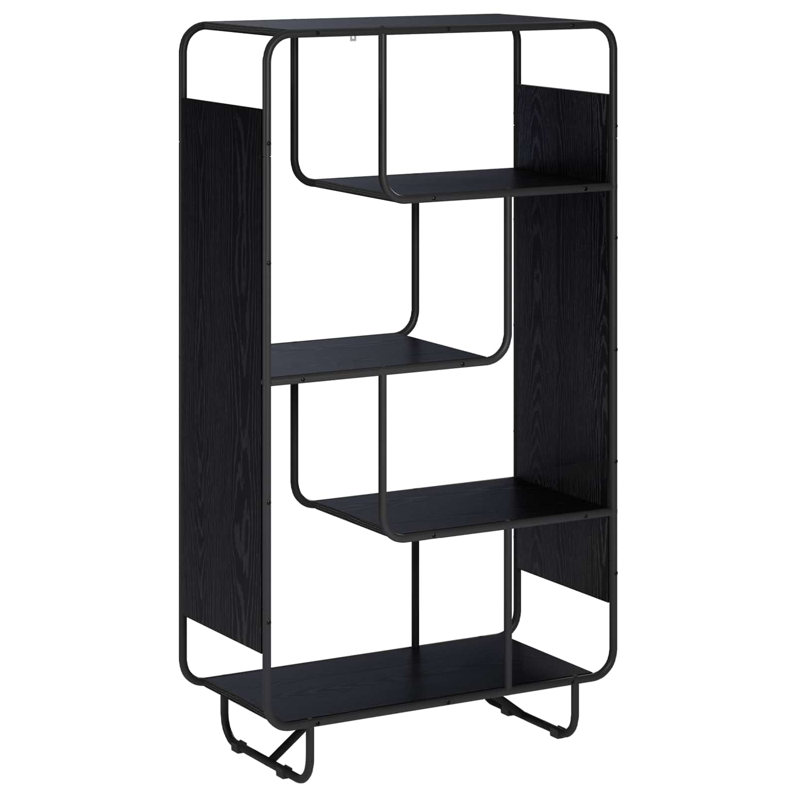 Ψηλός μπουφές Μαύρη Δρυς 80 x 37.5 x 144 cm Επεξεργασμένο Ξύλο - Pakobazaar