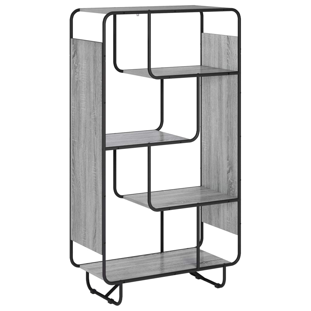 Ψηλός μπουφές Γκρι Sonoma 80 x 37.5 x 144 cm Επεξεργασμένο Ξύλο