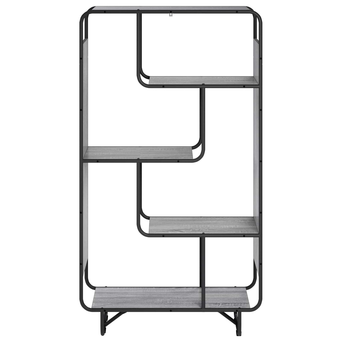 Ψηλός μπουφές Γκρι Sonoma 80 x 37.5 x 144 cm Επεξεργασμένο Ξύλο