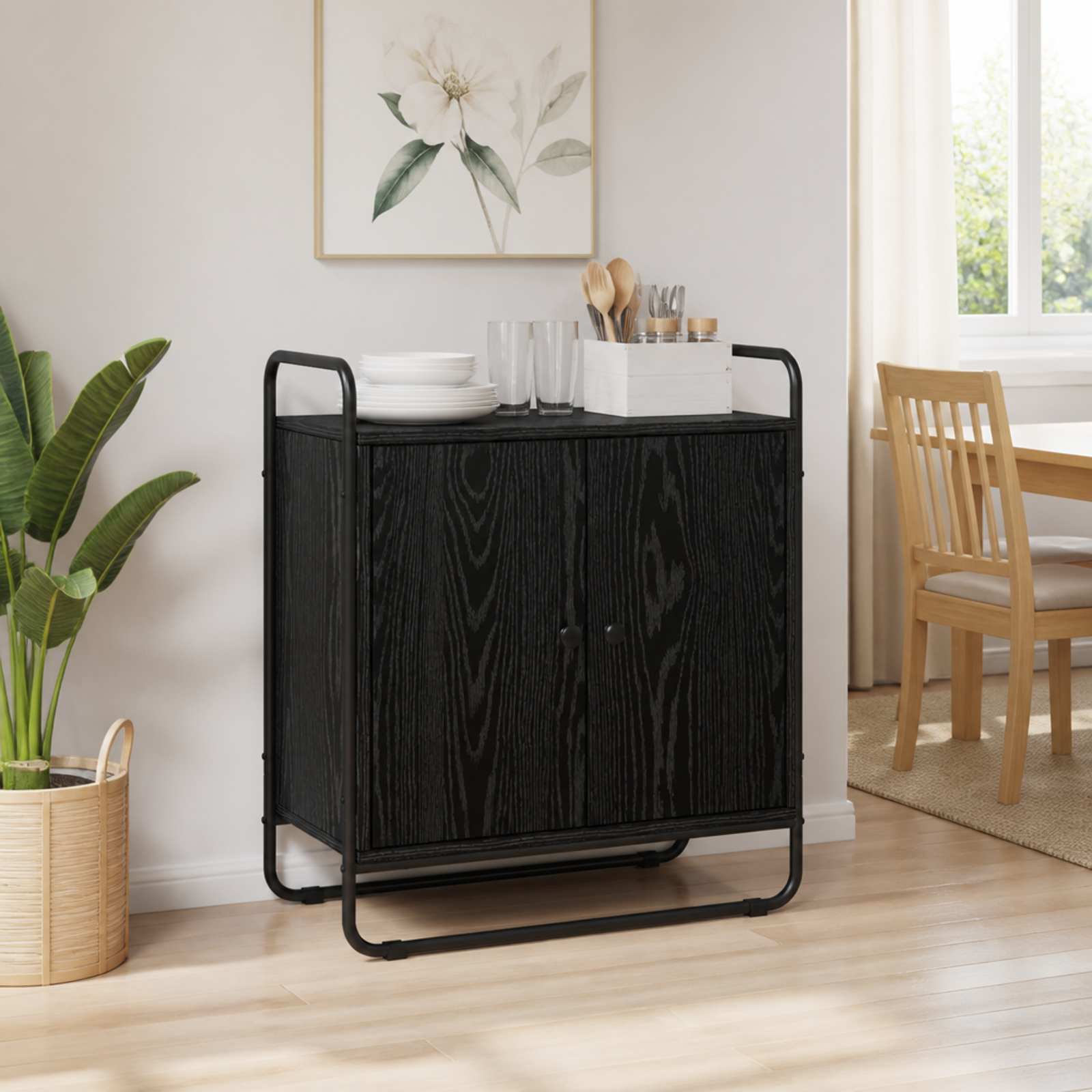 Μπουφές Μαύρη Δρυς 68 x 35 x 75 cm Επεξεργασμένο Ξύλο