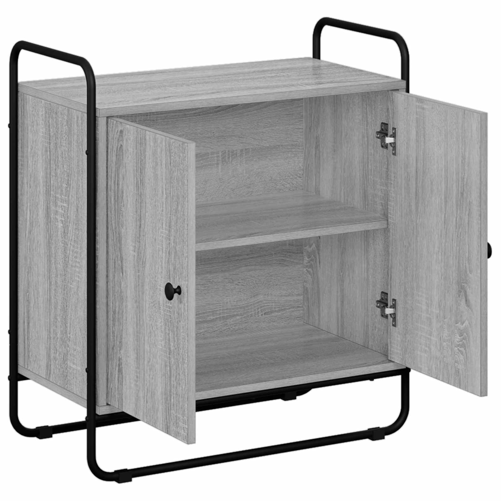 Μπουφές Γκρι Sonoma 68 x 35 x 75 cm Επεξεργασμένο Ξύλο