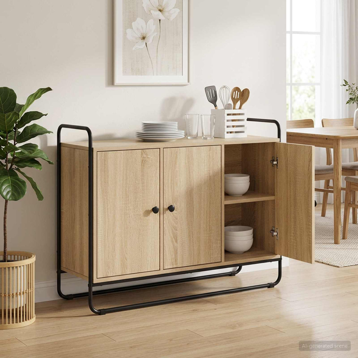 Μπουφές Sonoma Δρυς 102 x 35 x 75 εκ Επεξεργασμένο Ξύλο - Pakobazaar