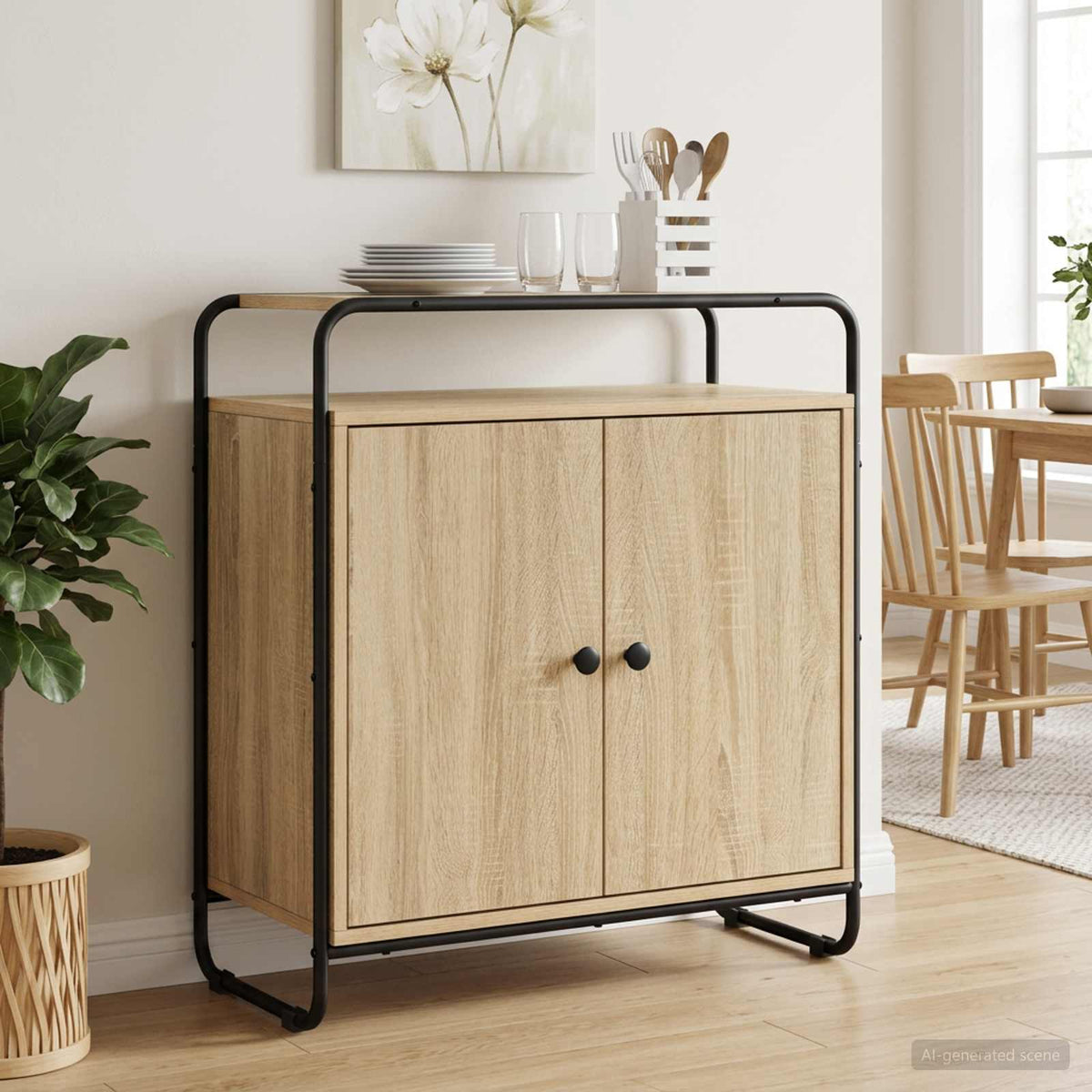 Μπουφές Sonoma Δρυς 68 x 35 x 75 cm Επεξεργασμένο Ξύλο - Pakobazaar