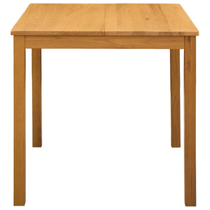 Τραπεζαρία 75 x 75 x 75 cm Στερεό Ξύλο Δρυός Φυσικό τετράγωνο - Pakobazaar