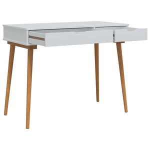 Σετ Τραπεζιού Μακιγιάζ FAUSKE 2 pcs Λευκό 100 x 50 x 143 εκ - Pakobazaar