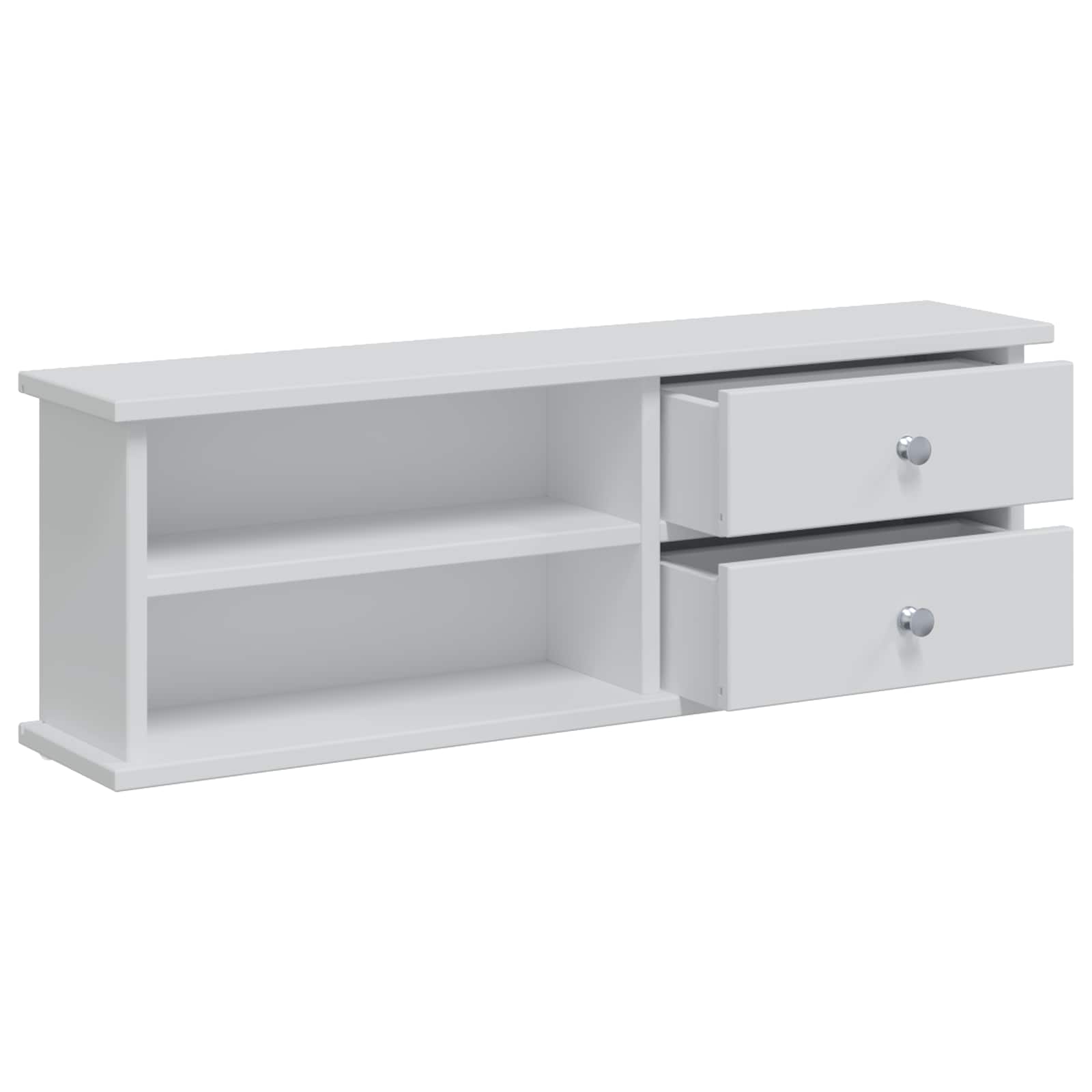 Σετ Τραπεζιού Μακιγιάζ FAUSKE 3 pcs Λευκό 76 x 50 x 103,5 εκ - Pakobazaar