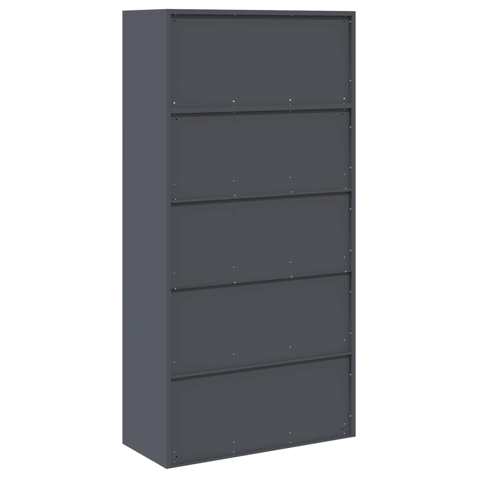 Ντουλάπι αποθήκευσης 2 τμχ. Ανθρακί 90 x 40 x 180 cm Ατσάλι - Pakobazaar