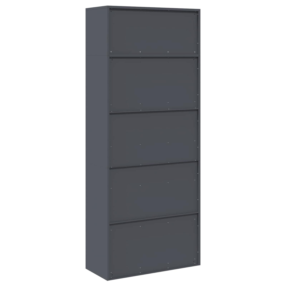 Ντουλάπι αποθήκευσης 2 τμχ. Ανθρακί 90 x 40 x 220 cm Ατσάλι