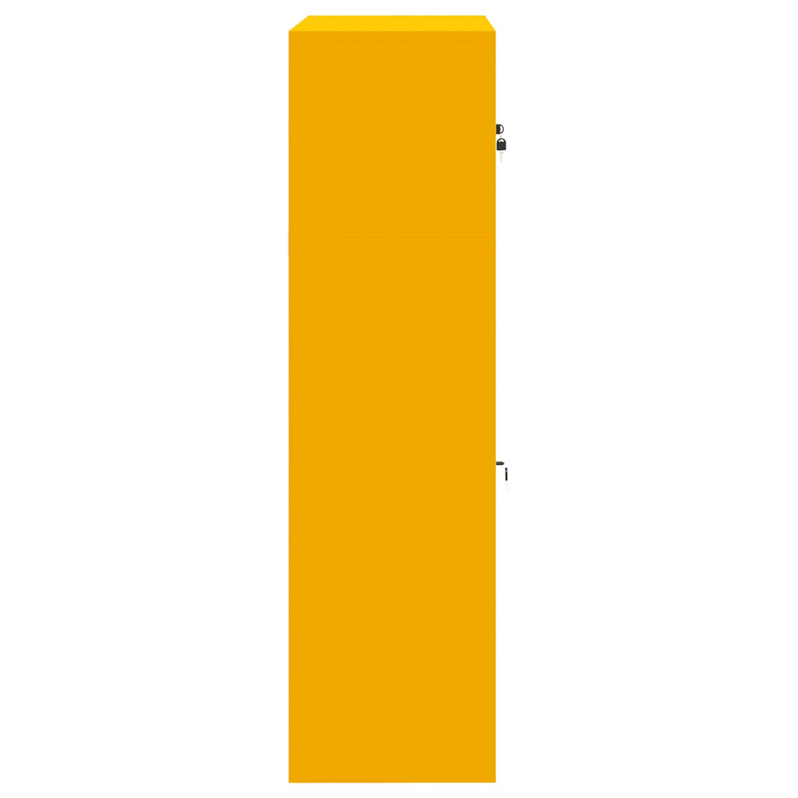 Ντουλάπι αποθήκευσης 2 τμχ. Χαμομηλί κίτρινο 60 x 40 x 145 εκ - Pakobazaar