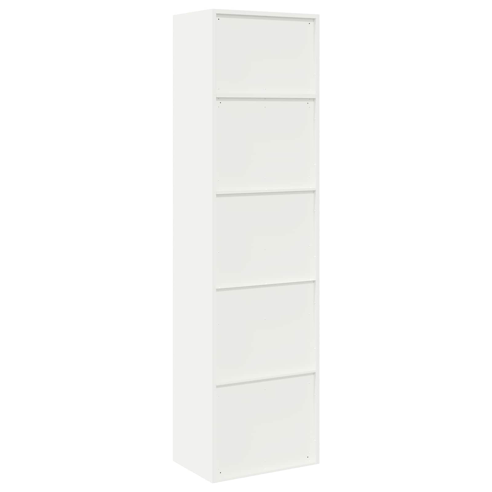 Ντουλάπι αποθήκευσης 2 τμχ. Λευκός 60 x 40 x 220 εκ Ατσάλι - Pakobazaar