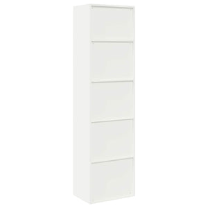 Ντουλάπι αποθήκευσης 2 τμχ. Λευκός 60 x 40 x 220 εκ Ατσάλι - Pakobazaar