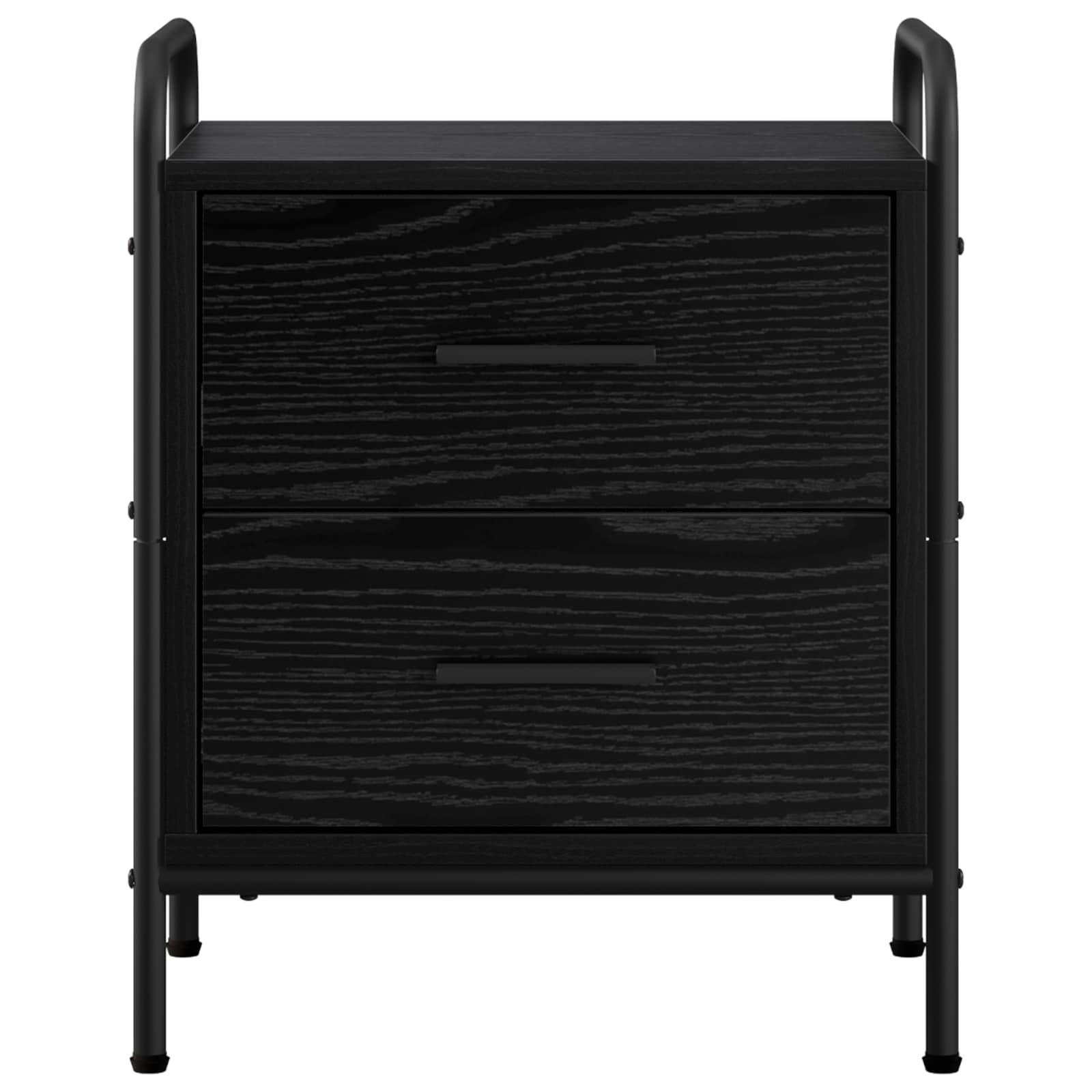 Κομοδίνο Μαύρη Δρυς 40 x 30 x 50 cm Επεξεργασμένο Ξύλο
