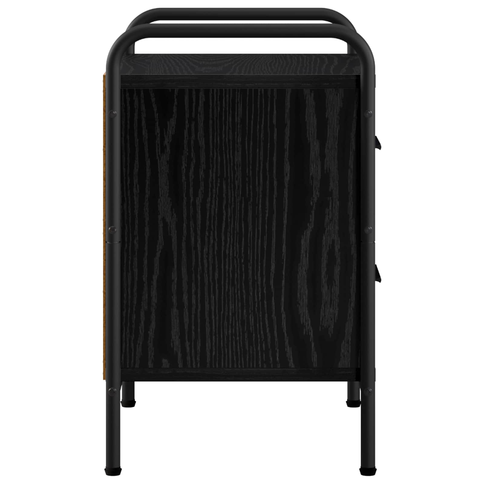 Κομοδίνο Μαύρη Δρυς 40 x 30 x 50 cm Επεξεργασμένο Ξύλο