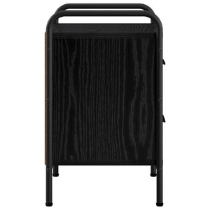 Κομοδίνο Μαύρη Δρυς 40 x 30 x 50 cm Επεξεργασμένο Ξύλο