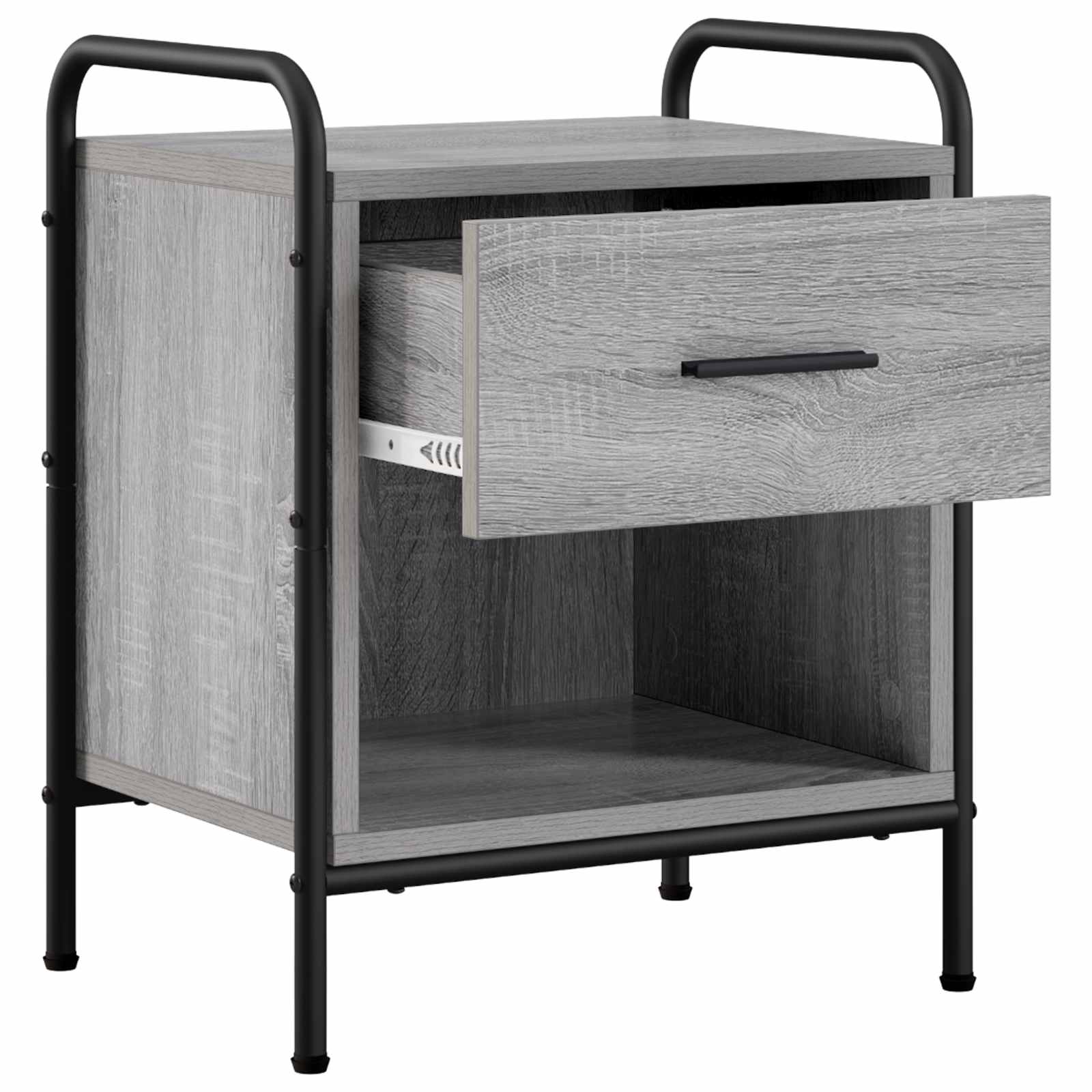 Κομοδίνο Γκρι Sonoma 40 x 30 x 50 cm Επεξεργασμένο Ξύλο - Pakobazaar