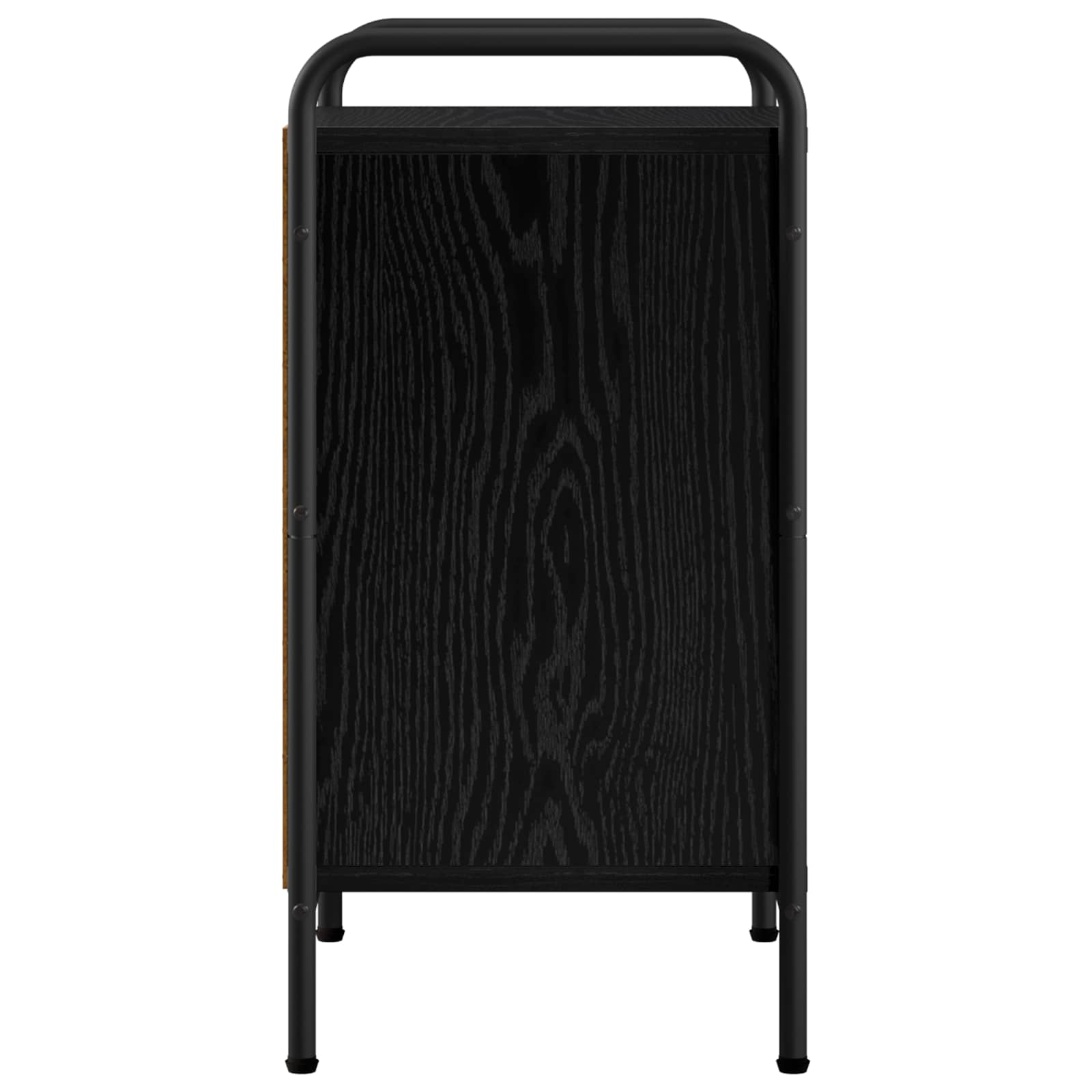 Κομοδίνο Μαύρη Δρυς 40 x 30 x 60 cm Επεξεργασμένο Ξύλο - Pakobazaar