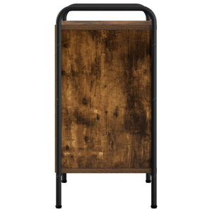 Κομοδίνο 2 τμχ. Καπνισμένο Ξύλο Δρυός 40 x 30 x 60 cm - Pakobazaar