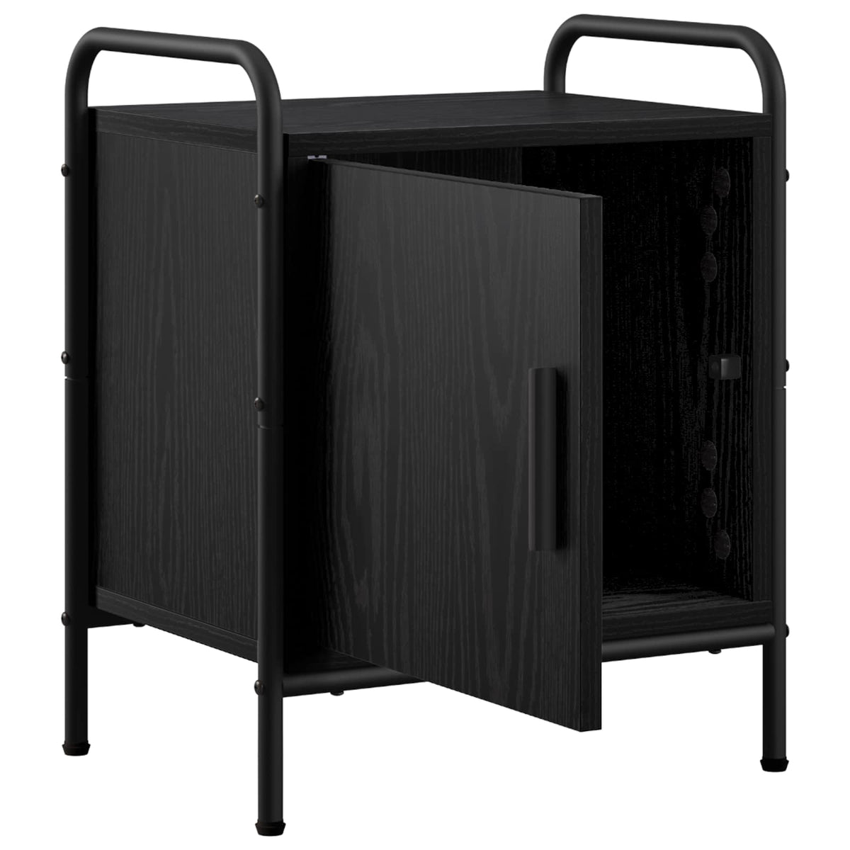 Κομοδίνο Μαύρη Δρυς 40 x 30 x 50 cm Επεξεργασμένο Ξύλο