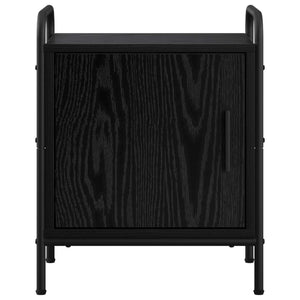 Κομοδίνο Μαύρη Δρυς 40 x 30 x 50 cm Επεξεργασμένο Ξύλο