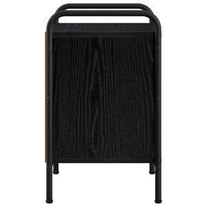 Κομοδίνο Μαύρη Δρυς 40 x 30 x 50 cm Επεξεργασμένο Ξύλο