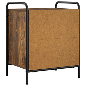 Κομοδίνο Καπνισμένο Ξύλο Δρυός 48 x 36,5 x 60 εκ - Pakobazaar