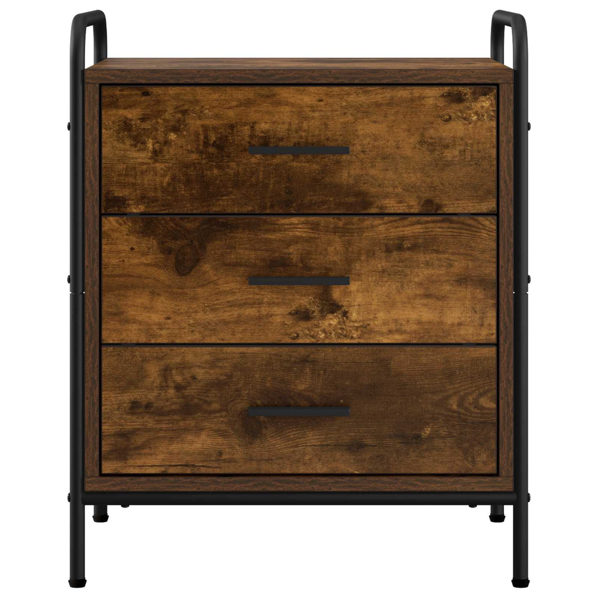 Κομοδίνο Καπνισμένο Ξύλο Δρυός 48 x 36,5 x 60 εκ - Pakobazaar