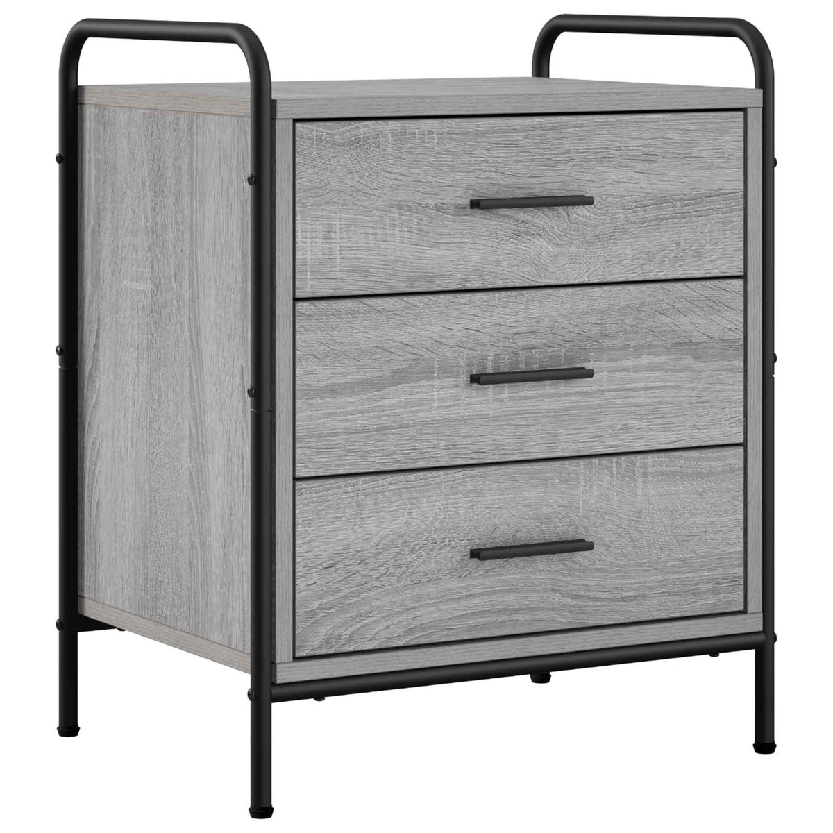 Κομοδίνο Γκρι Sonoma 48 x 36,5 x 60 εκ Επεξεργασμένο Ξύλο