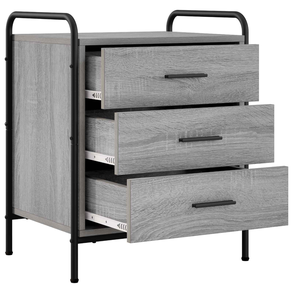 Κομοδίνο Γκρι Sonoma 48 x 36,5 x 60 εκ Επεξεργασμένο Ξύλο