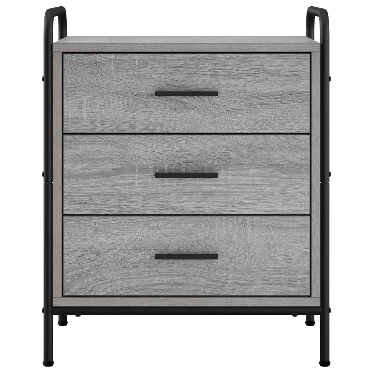 Κομοδίνο Γκρι Sonoma 48 x 36,5 x 60 εκ Επεξεργασμένο Ξύλο