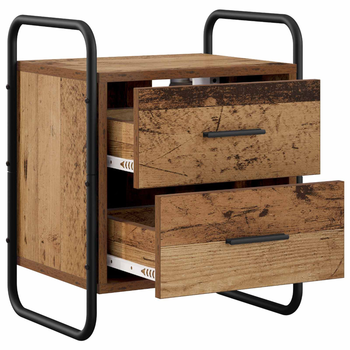 Κρεμαστό Κομοδίνο Παλαιωμένο ξύλο 40 x 30 x 50 cm - Pakobazaar