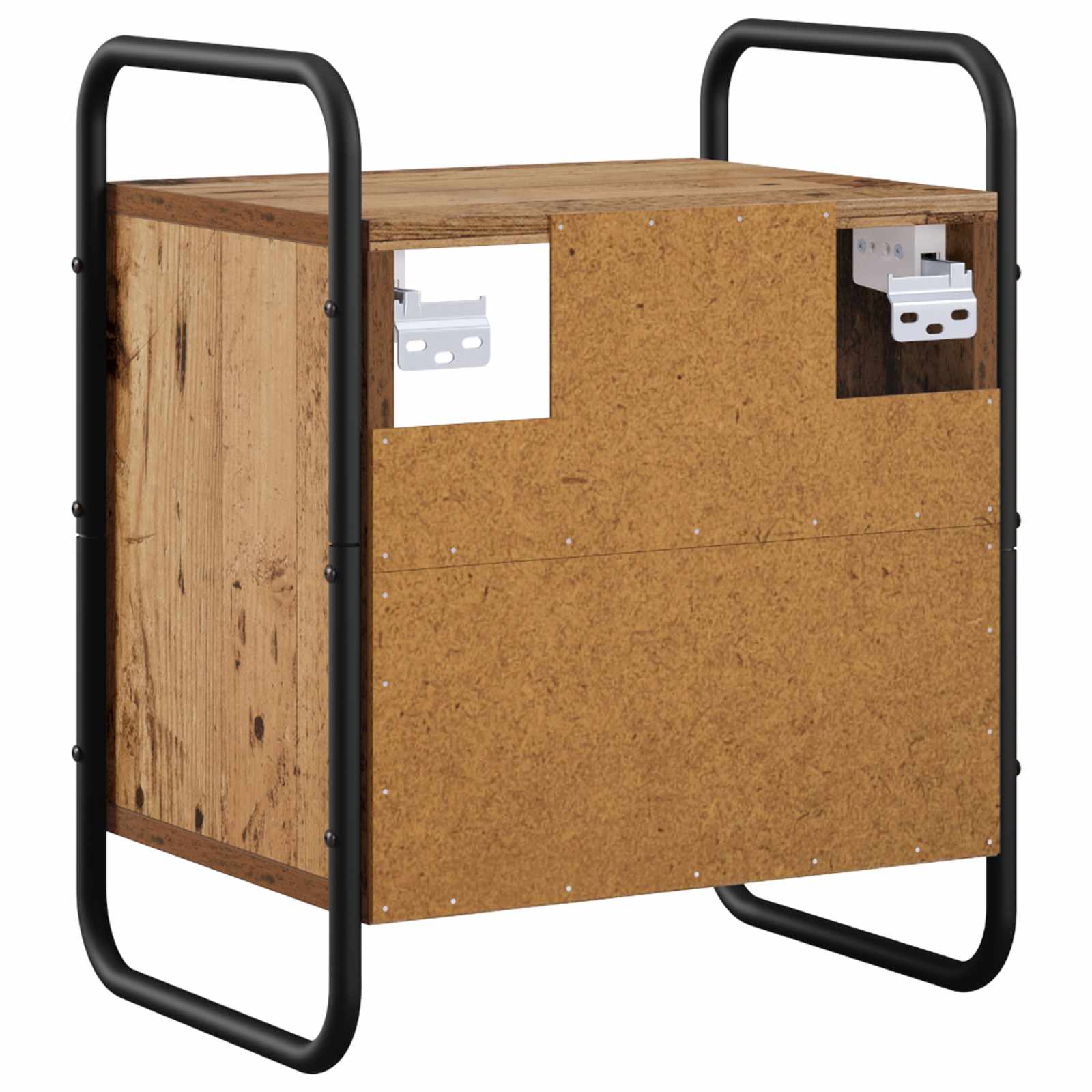 Κρεμαστό Κομοδίνο Παλαιωμένο ξύλο 40 x 30 x 50 cm