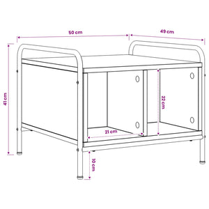 Τραπεζάκι σαλονιού Sonoma Δρυς 50 x 49 x 41 εκ. - Pakobazaar