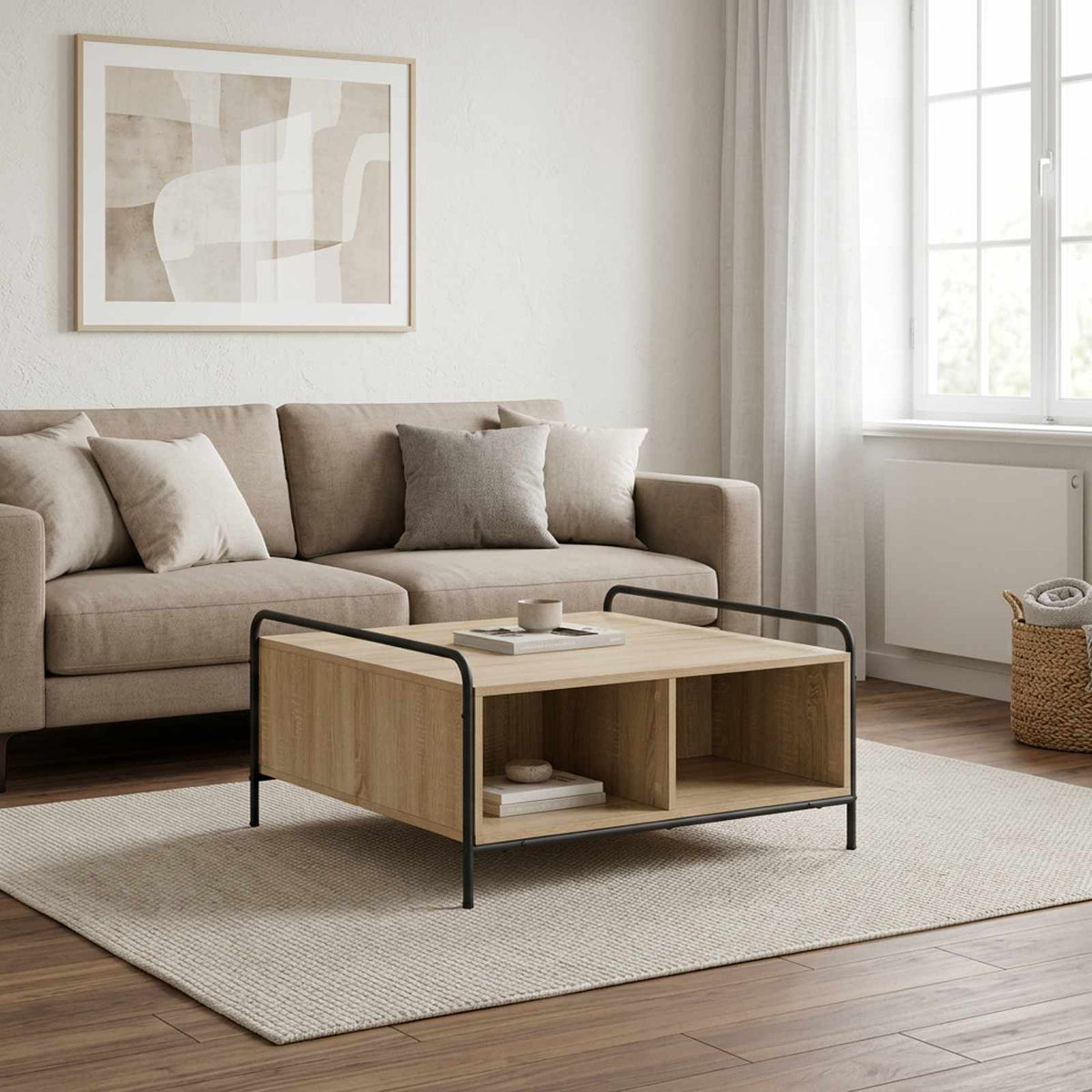 Τραπεζάκι σαλονιού Sonoma Δρυς 50 x 49 x 41 εκ. - Pakobazaar