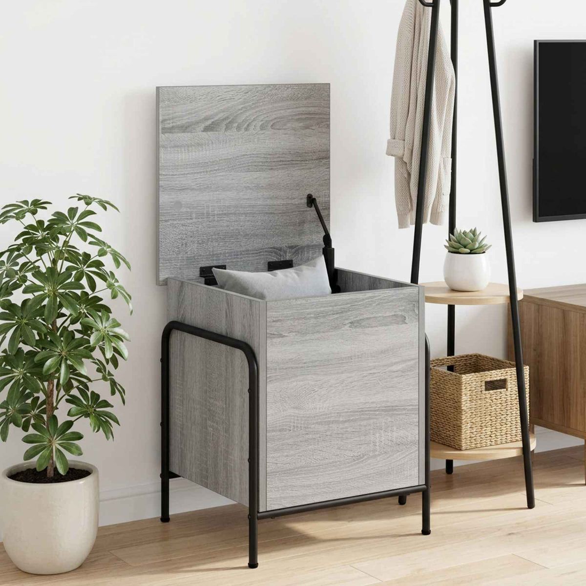 Κουτί αποθήκευσης Γκρι Sonoma 80 x 40 x 49,5 εκ