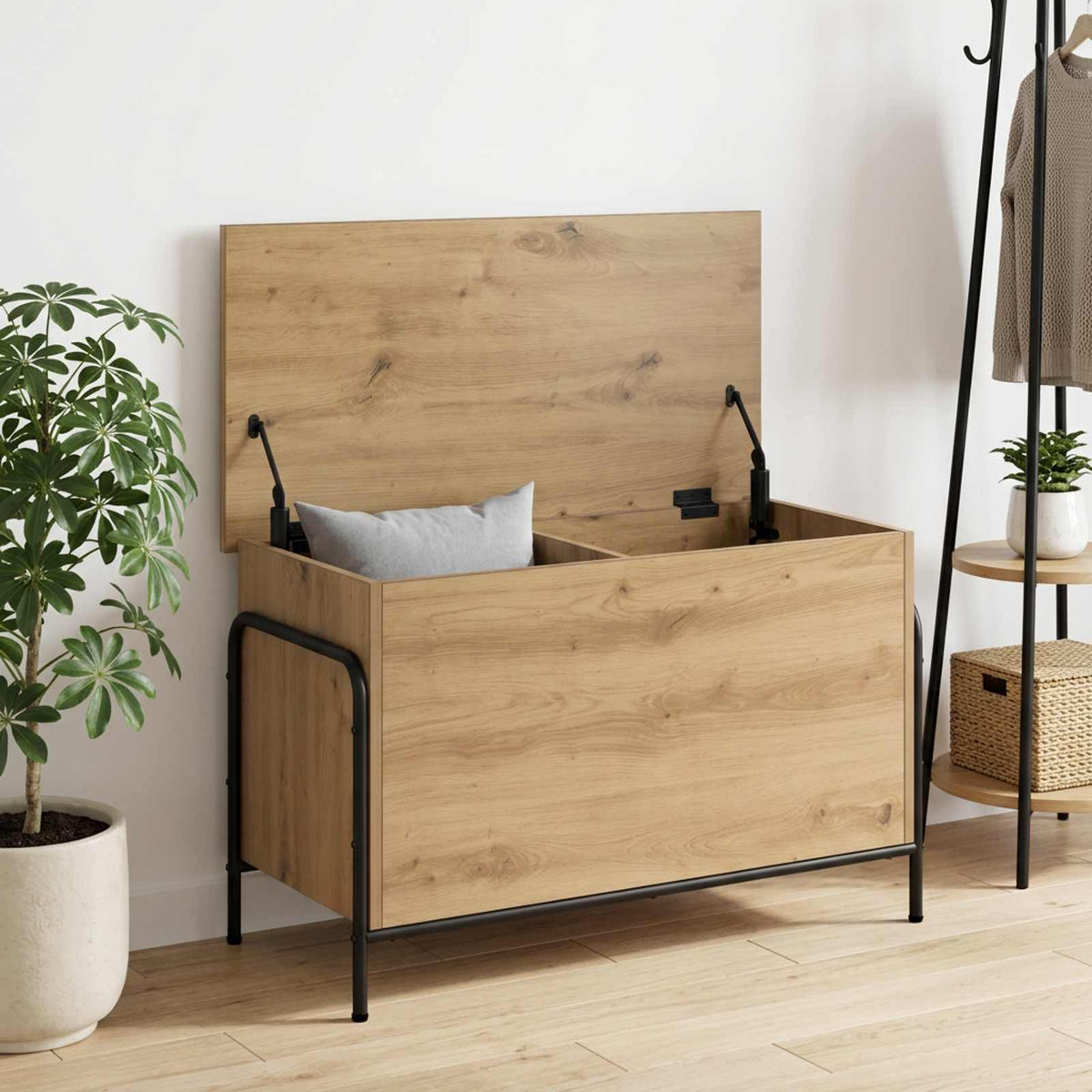 Κουτί αποθήκευσης Artisan Δρυς 80 x 40 x 49,5 εκ - Pakobazaar