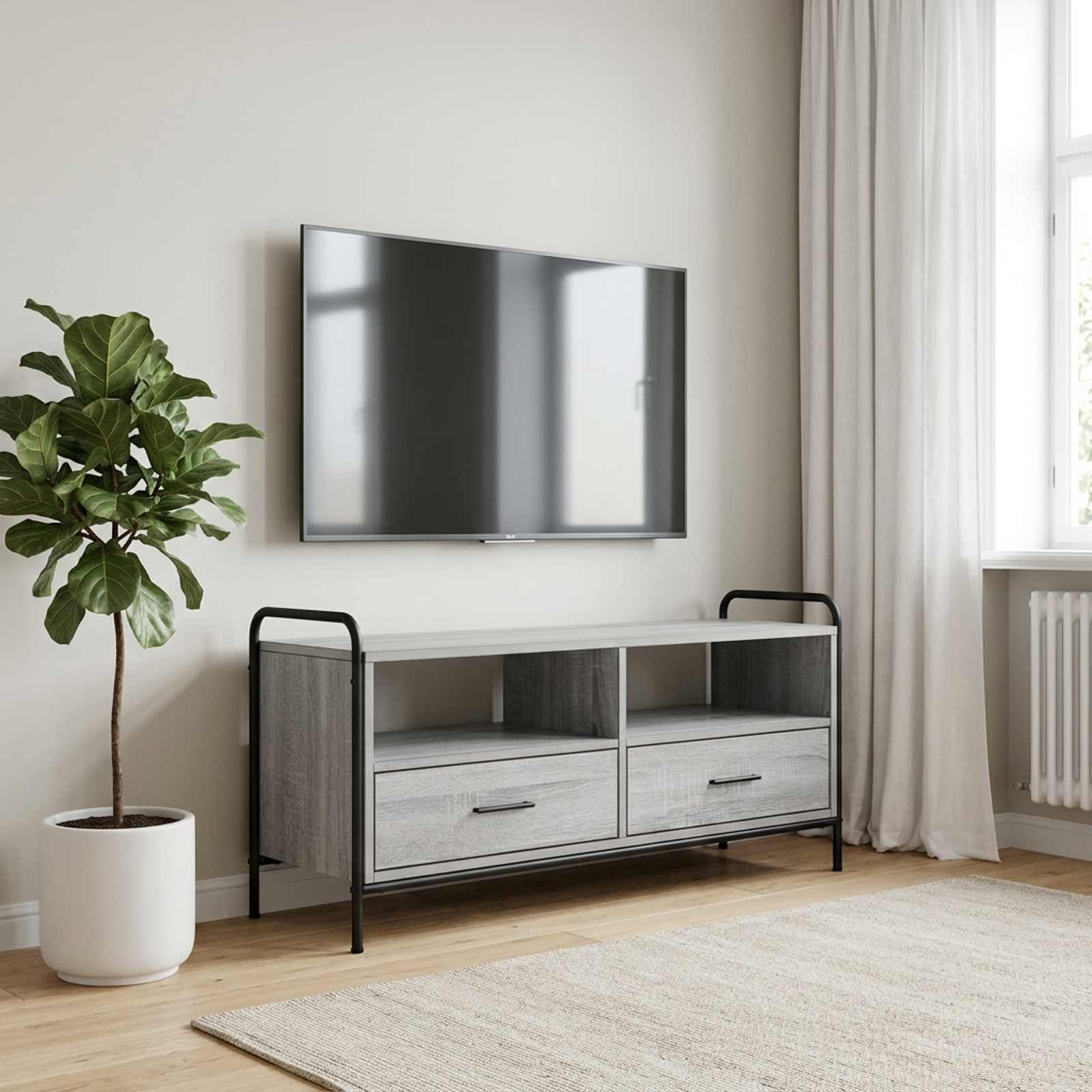 Ντουλάπι TV 67,5 x 33 x 50 εκ Γκρι Sonoma Επεξεργασμένο Ξύλο