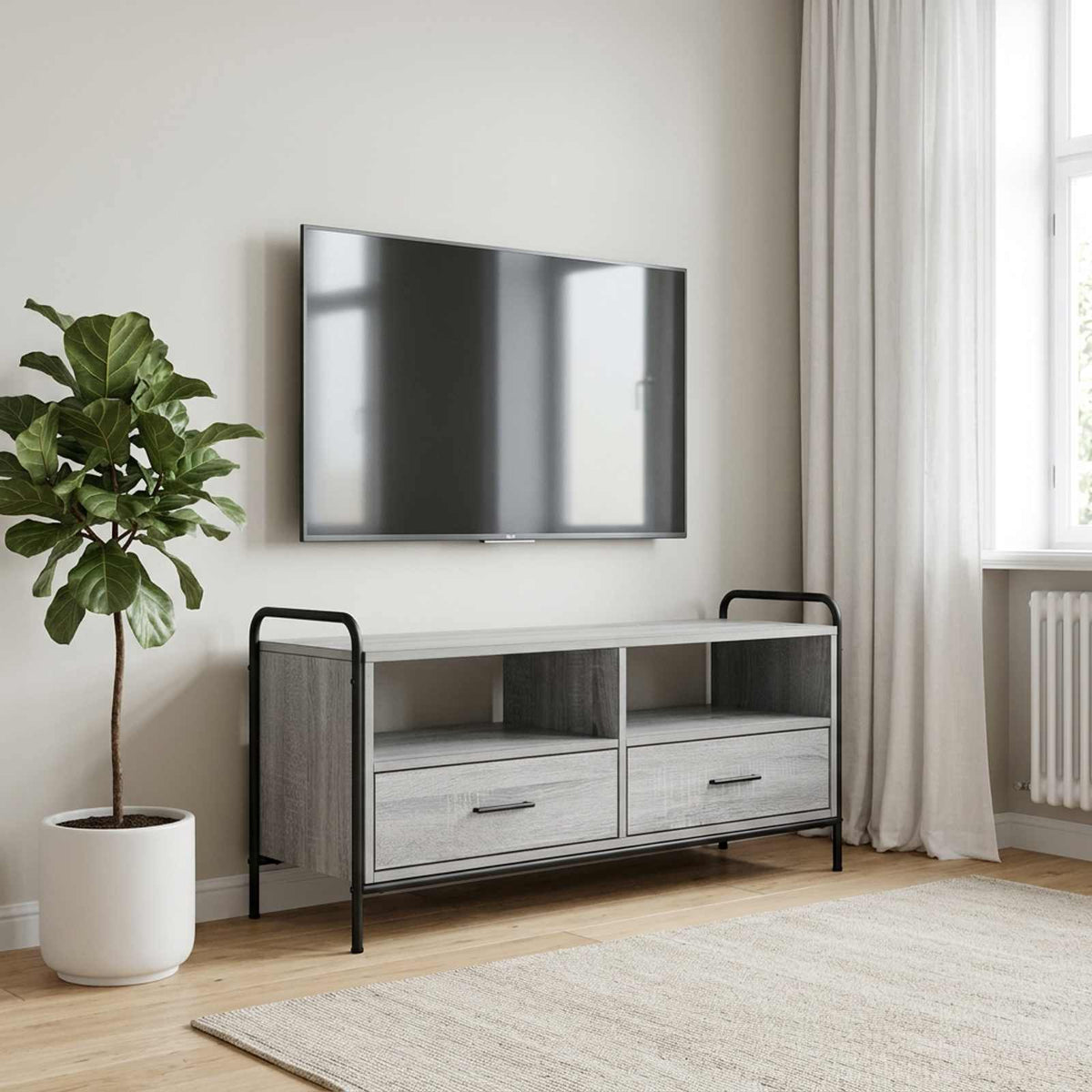 Ντουλάπι TV 67,5 x 33 x 50 εκ Γκρι Sonoma Επεξεργασμένο Ξύλο