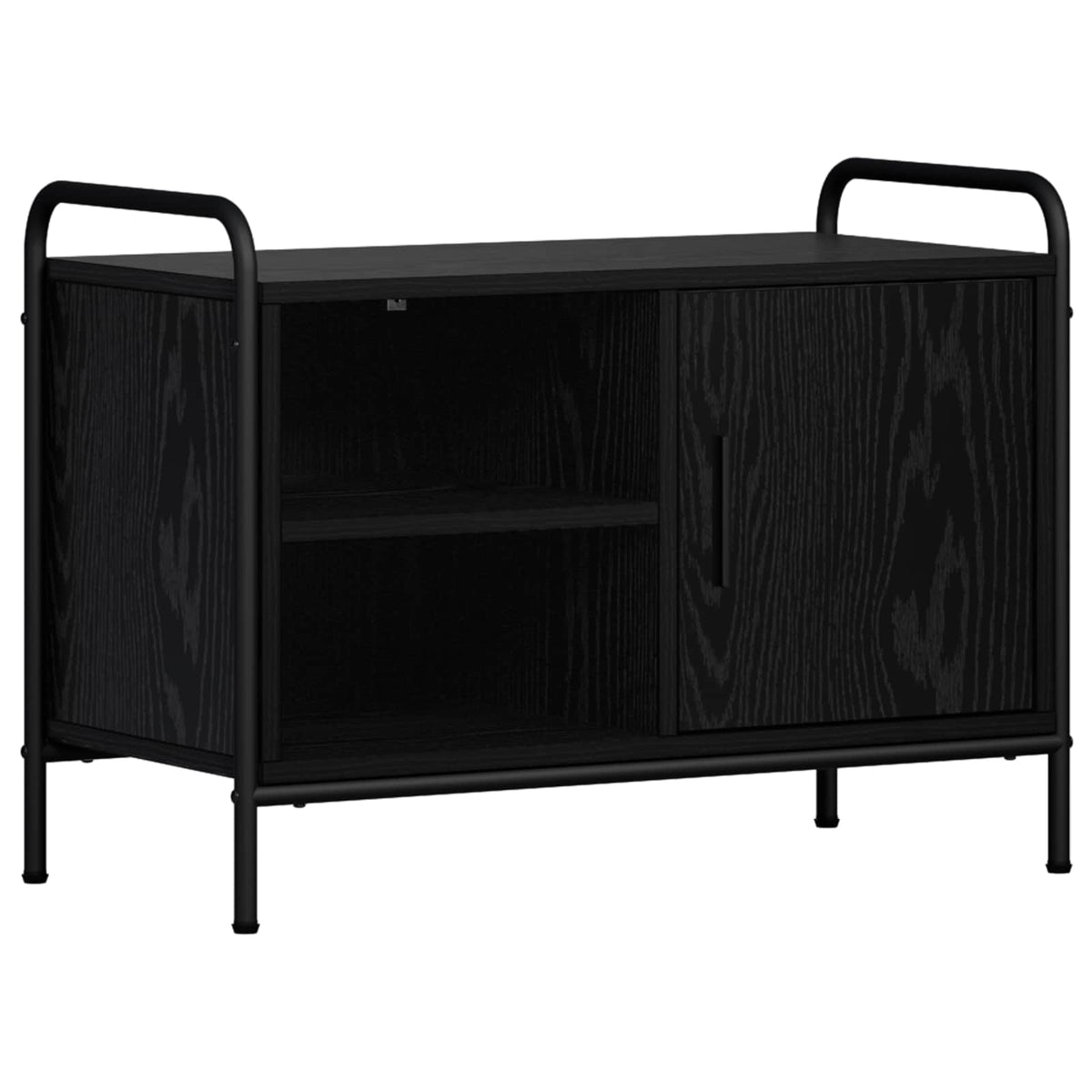 Ντουλάπι TV 67,5 x 33 x 50 cm Μαύρη Δρυς - Pakobazaar