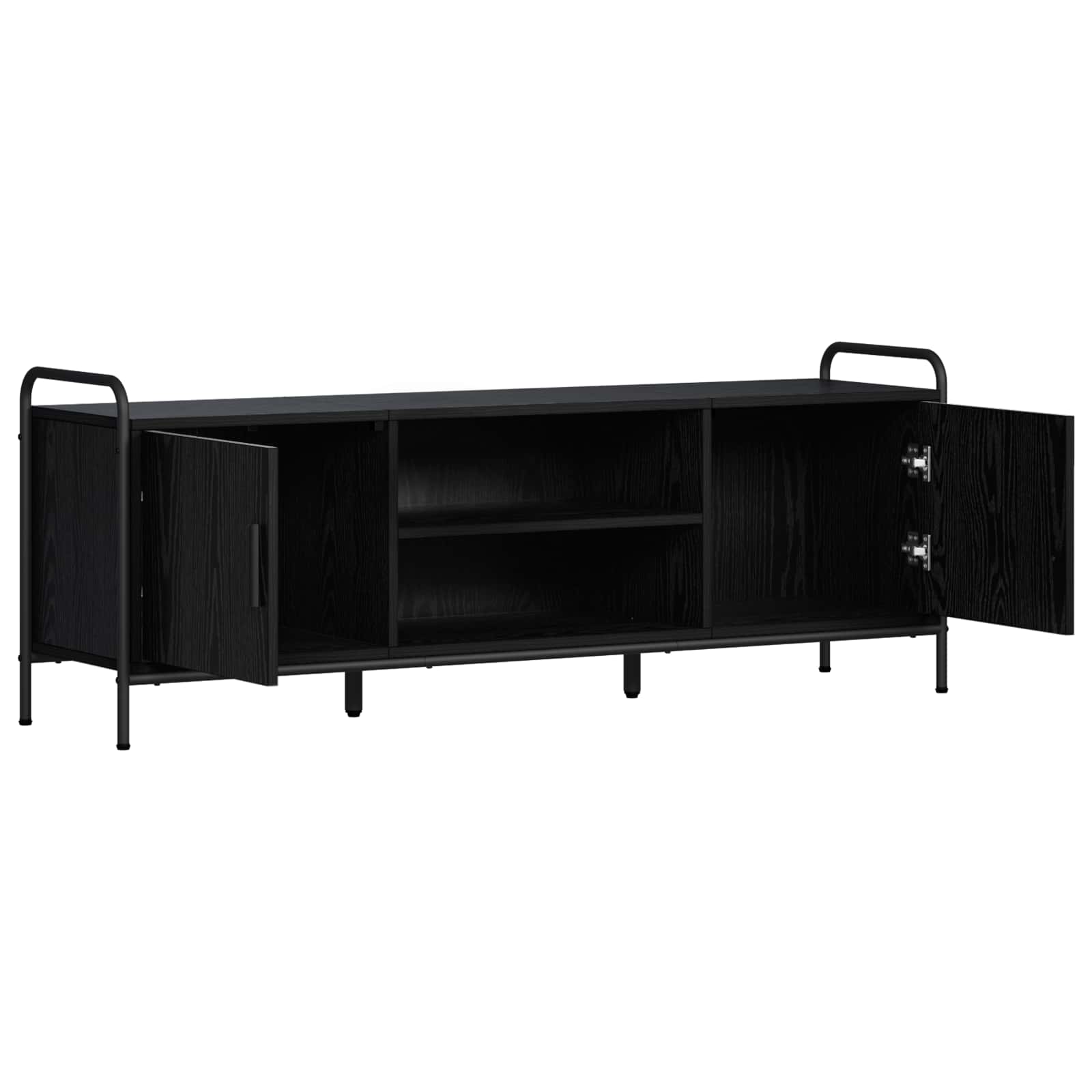 Ντουλάπι TV 133 x 33 x 50 εκ. Μαύρη Δρυς Επεξεργασμένο Ξύλο