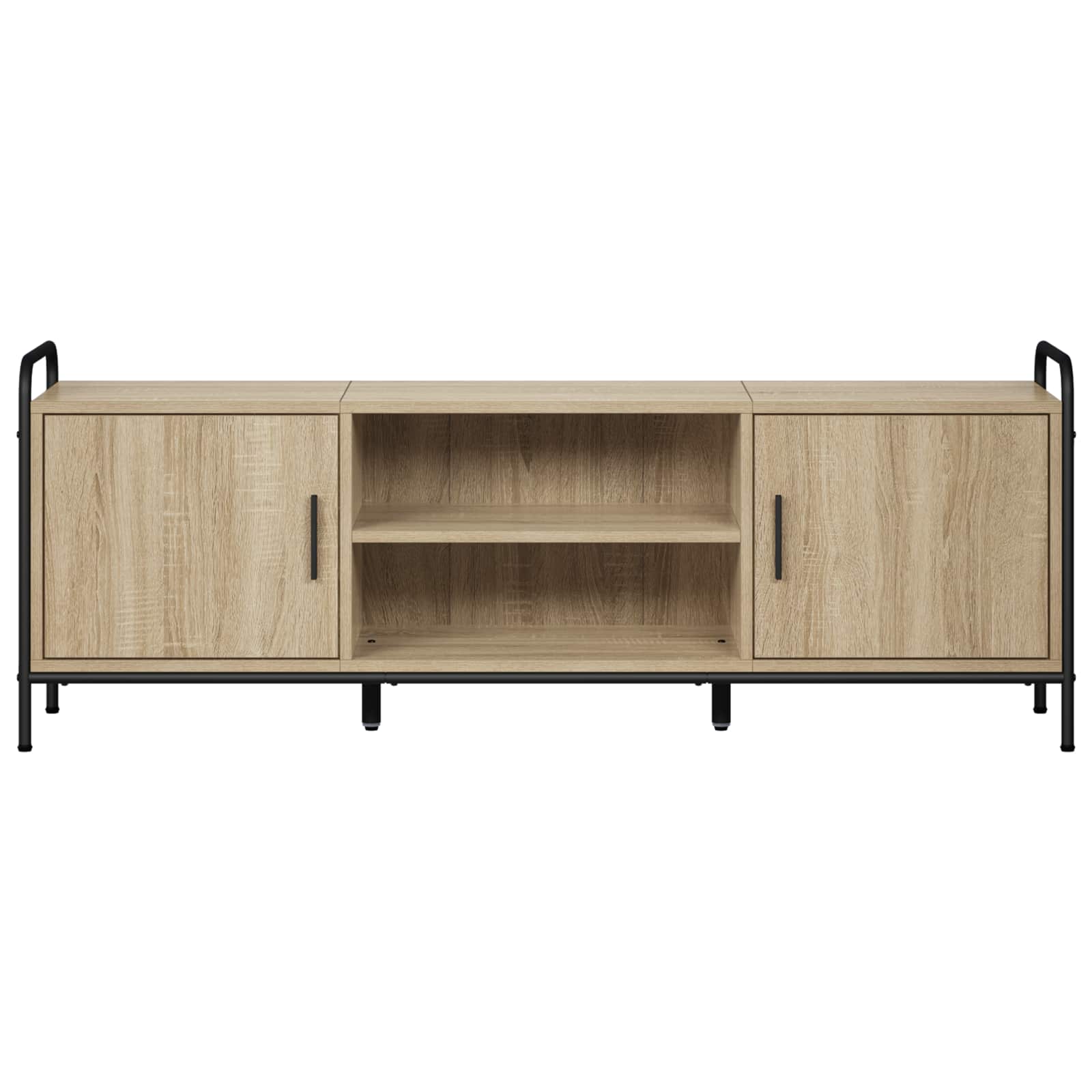 Ντουλάπι TV 133 x 33 x 50 εκ. Sonoma Δρυς Επεξεργασμένο Ξύλο - Pakobazaar