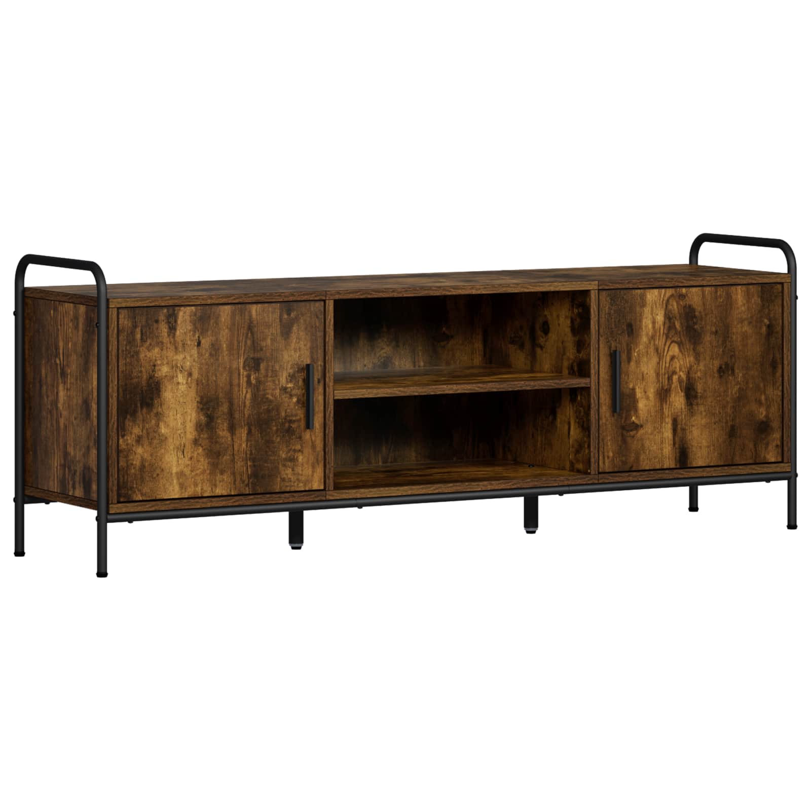 Ντουλάπι TV 133 x 33 x 50 εκ. Καπνισμένο Ξύλο Δρυός - Pakobazaar