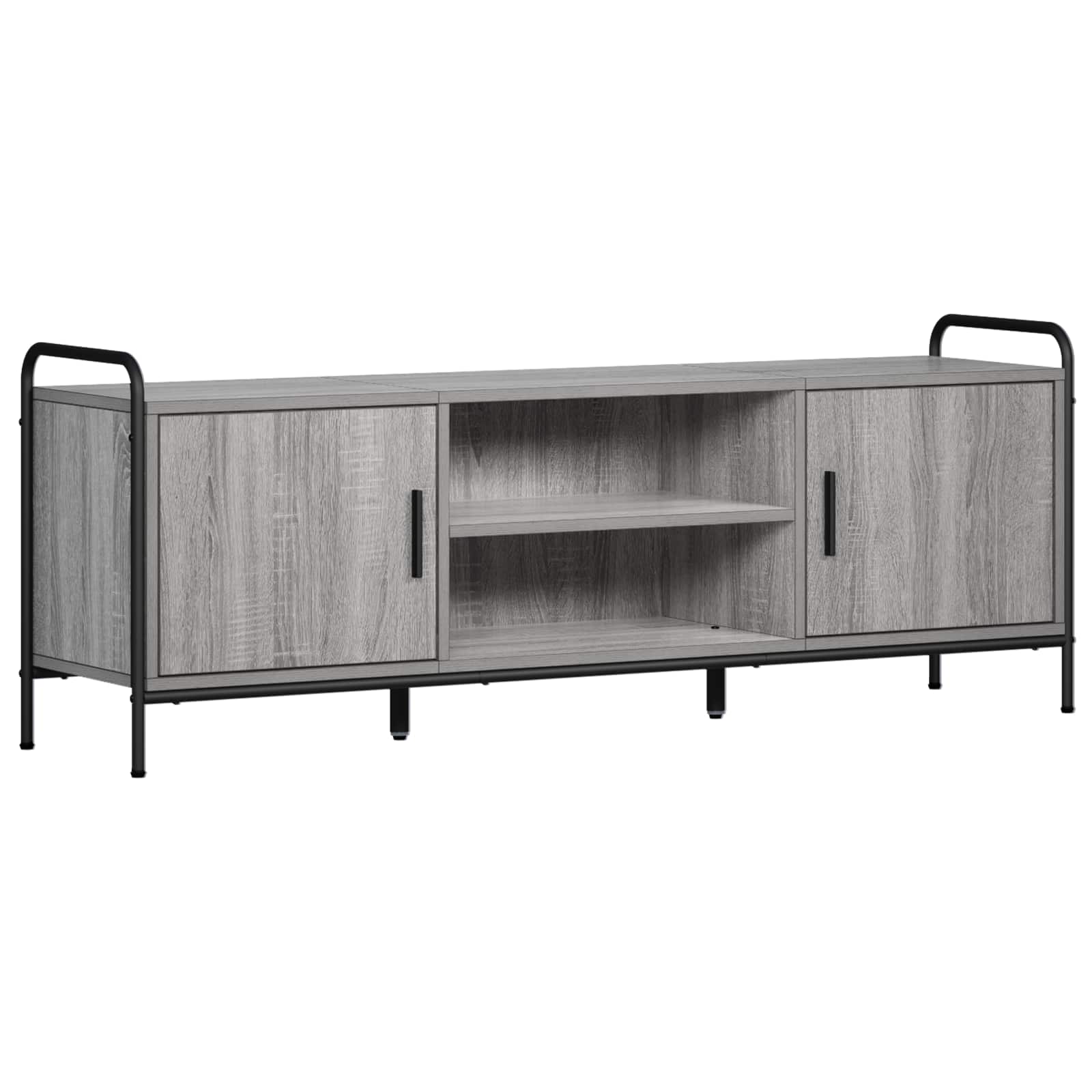 Ντουλάπι TV 133 x 33 x 50 εκ. Γκρι Sonoma Επεξεργασμένο Ξύλο