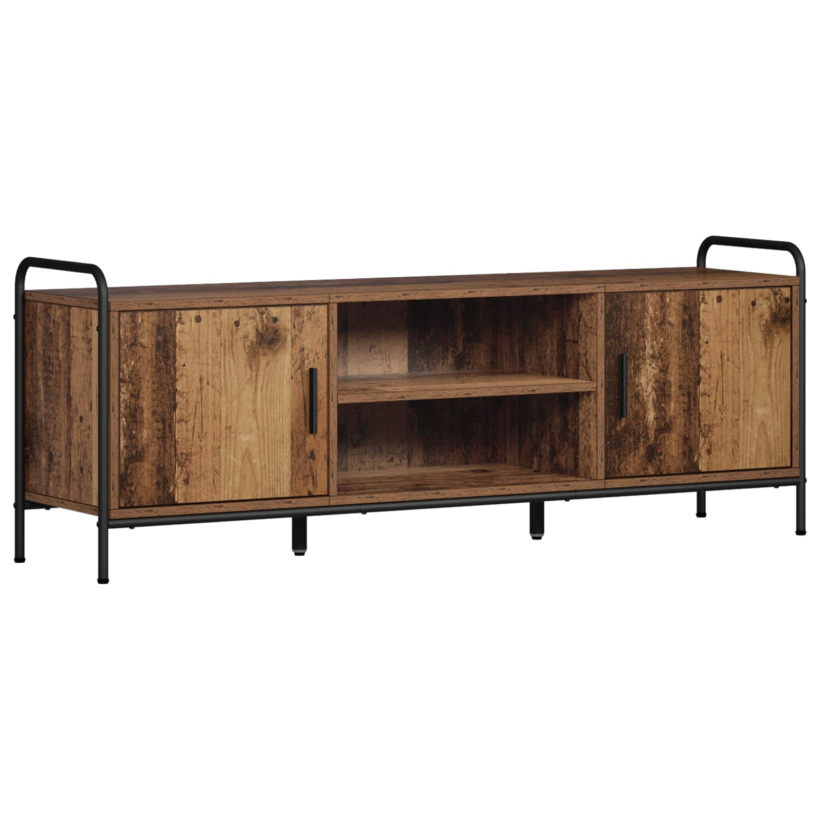 Ντουλάπι TV 133 x 33 x 50 εκ. Παλαιωμένο ξύλο - Pakobazaar
