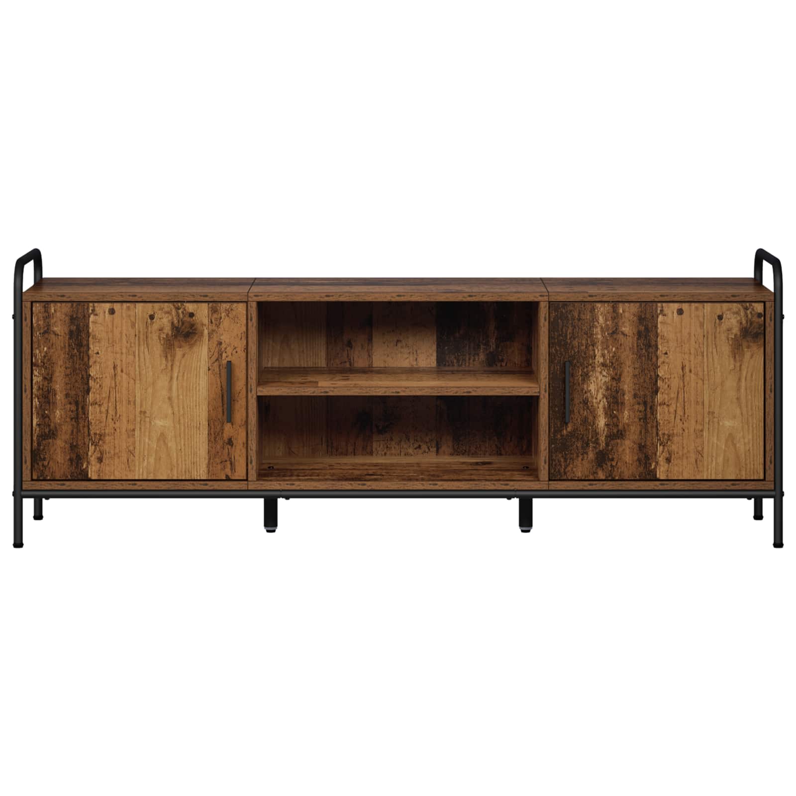 Ντουλάπι TV 133 x 33 x 50 εκ. Παλαιωμένο ξύλο - Pakobazaar